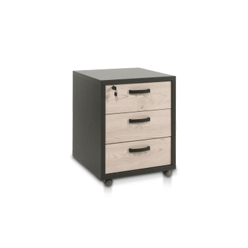 Ladeblok UPGRADE Zwart/Kastanje Ladeblok UPGRADE Zwart/Kastanje