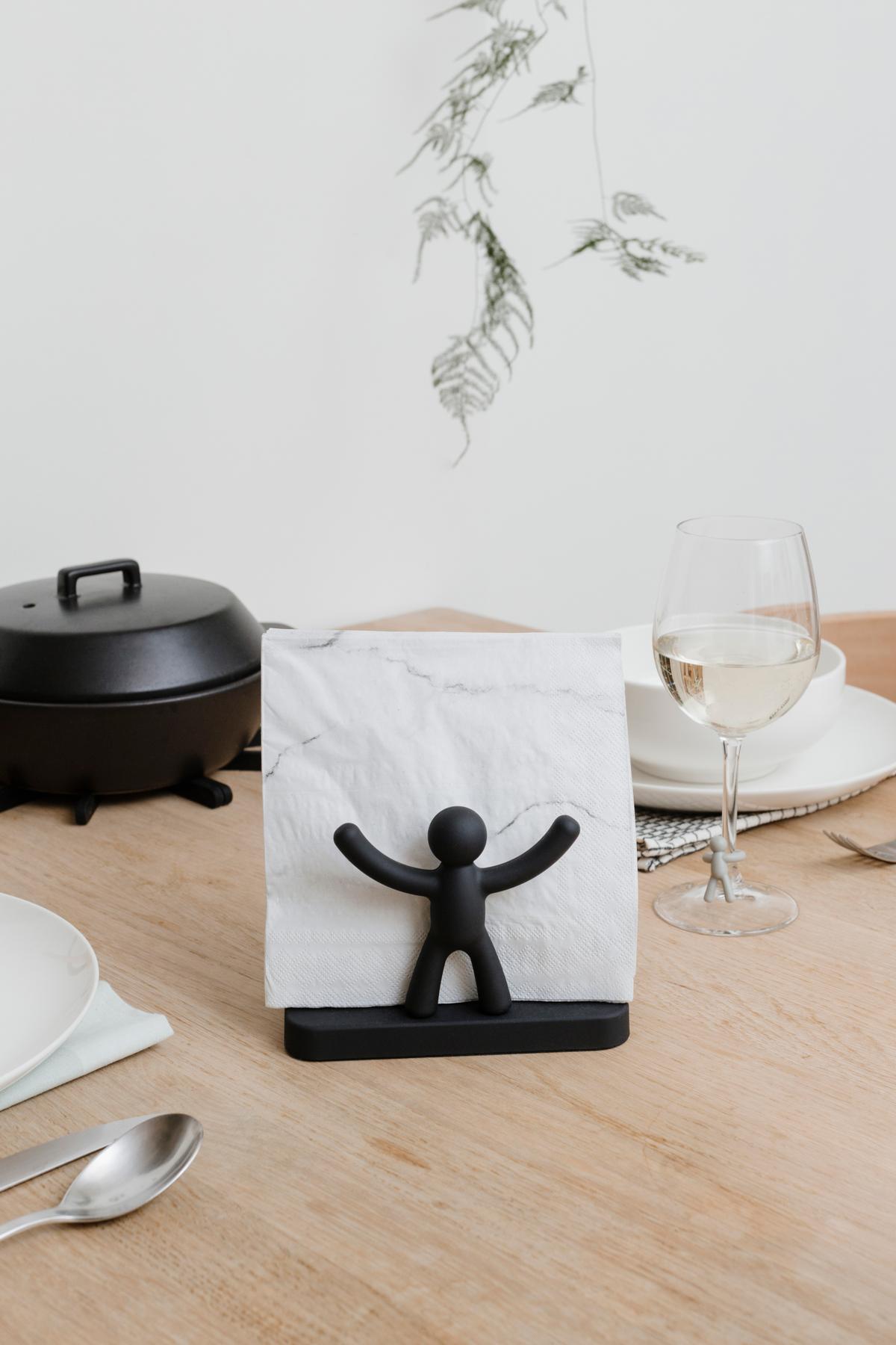 Servettenhouder BUDDY Zwart
