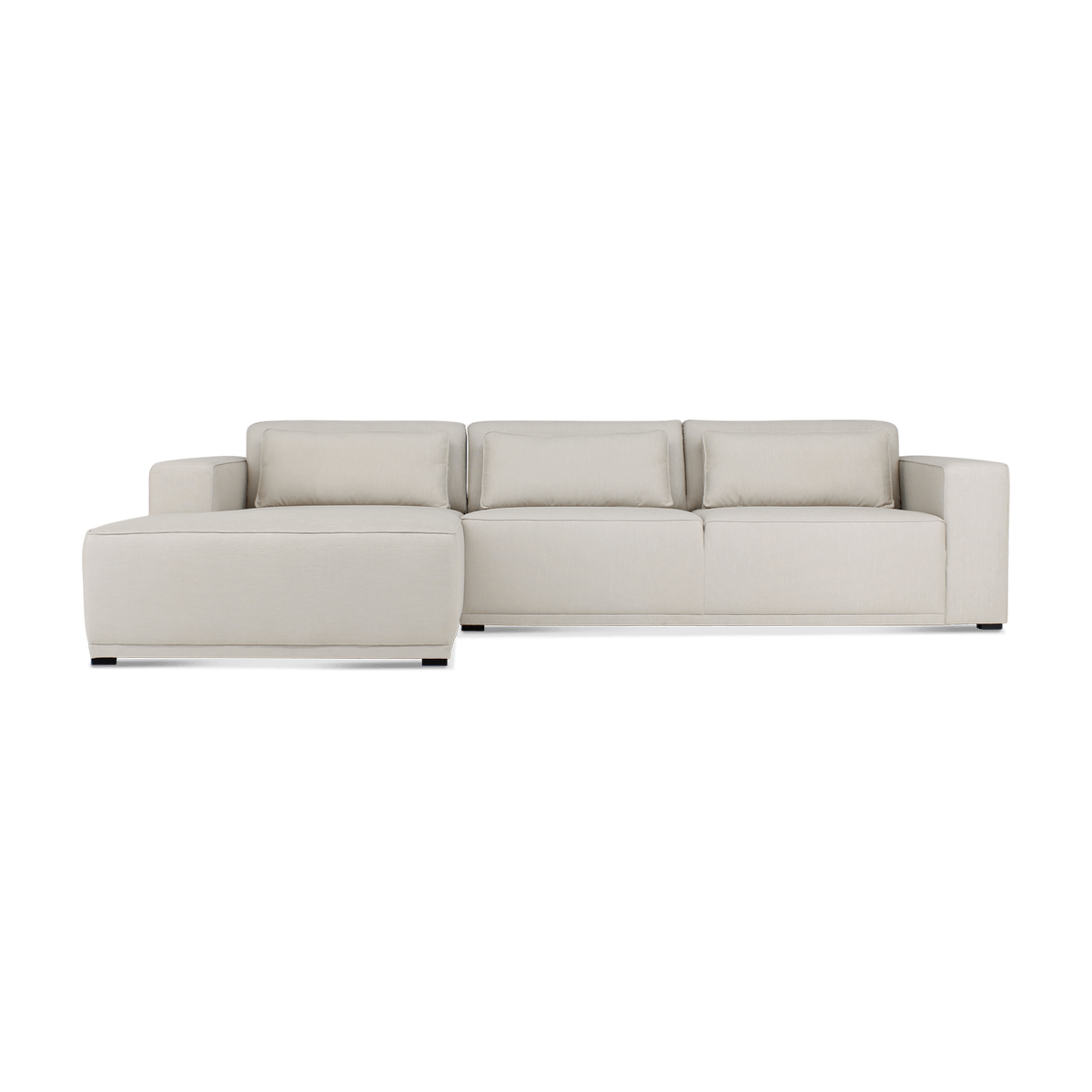 Hoeksalon GUSTAF Longchair Links Beige