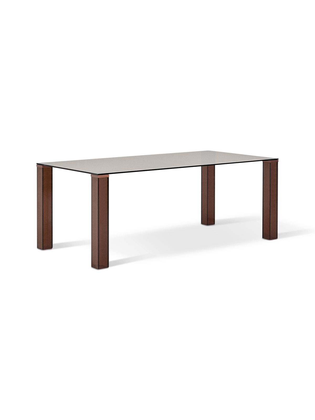 Eettafel Adularia Bruin Glas 200 x 100 cm