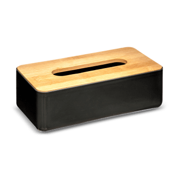 Zakdoekdoos SINDRE Bamboe Zwart Zakdoekdoos SINDRE Bamboe Zwart