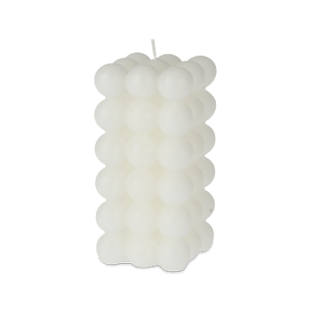 Kaars BALLS Bolletjesvorm Hoog Off White Kaars BALLS Bolletjesvorm Hoog Off White