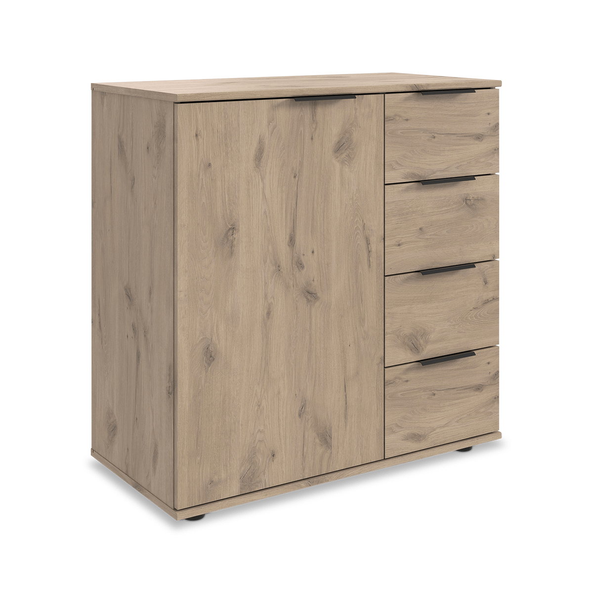 Commode BJORNE BLACK/A 1D-4L