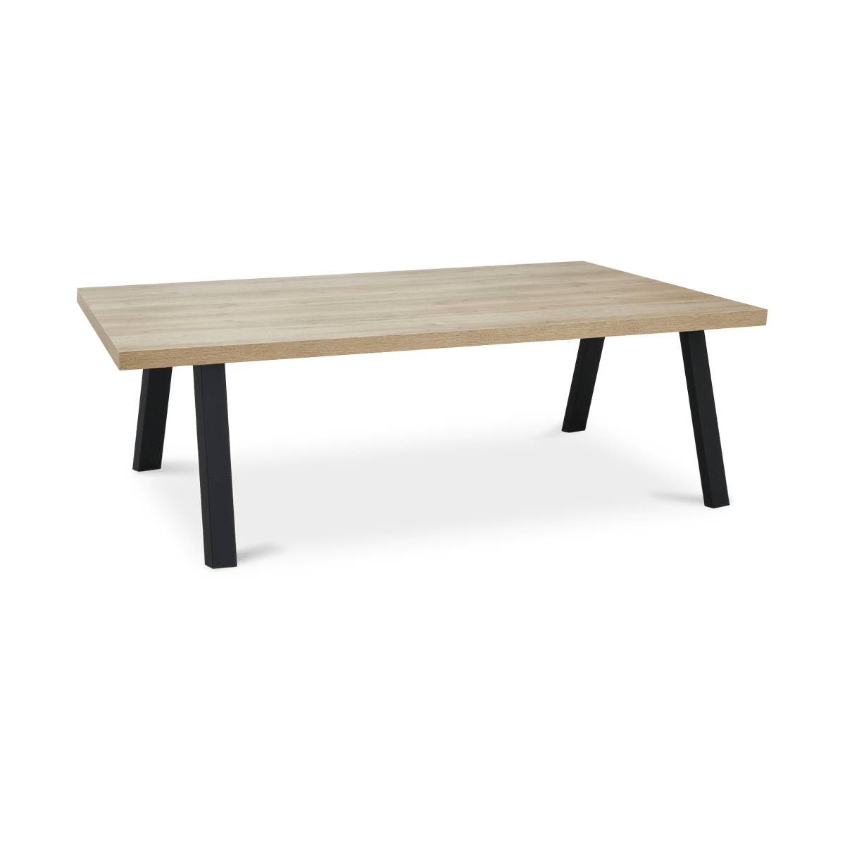 Eettafel ABBEY Arizona Oak/Nero 230x100