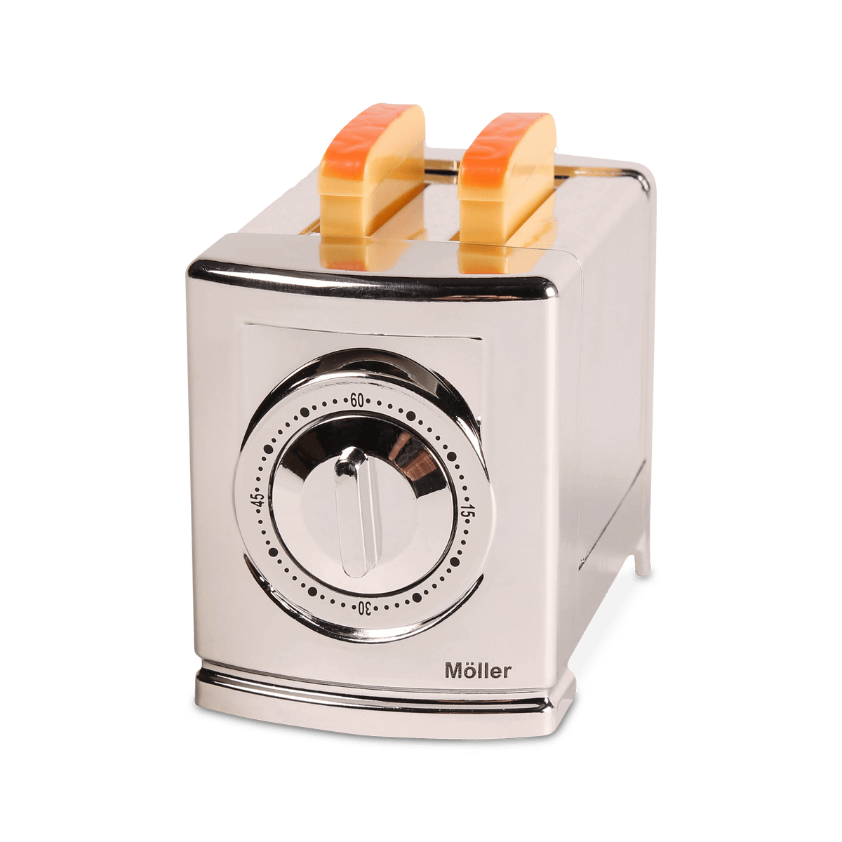 Kookwekker TOASTER Broodrooster Zilver