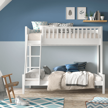 Stapelbed CHARLOTTE Wit 140x200/90x200 Stapelbed CHARLOTTE Wit 140x200/90x200