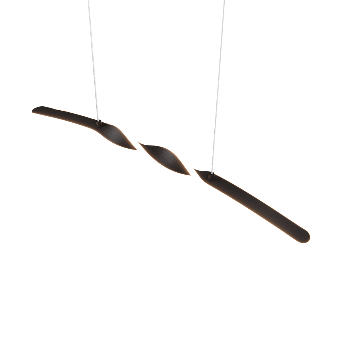 Hanglamp GINKO Metaal Mat Zwart