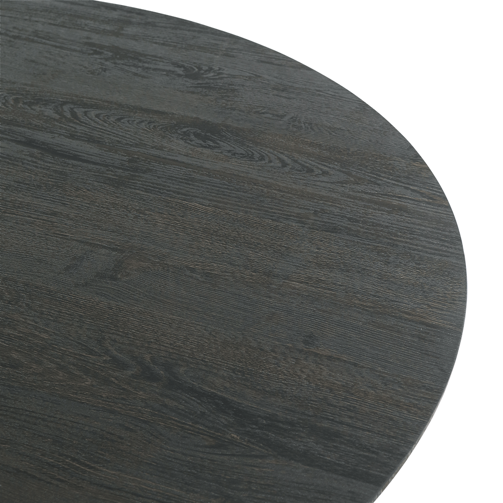 Eettafel PORTO Decor Donkerbruin Ø120