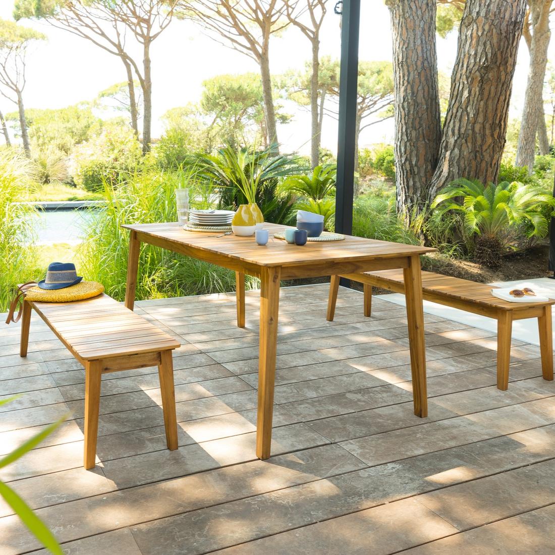 Tuintafel PRIMITIVO Acacia 160x90 Tuintafel PRIMITIVO Acacia 160x90