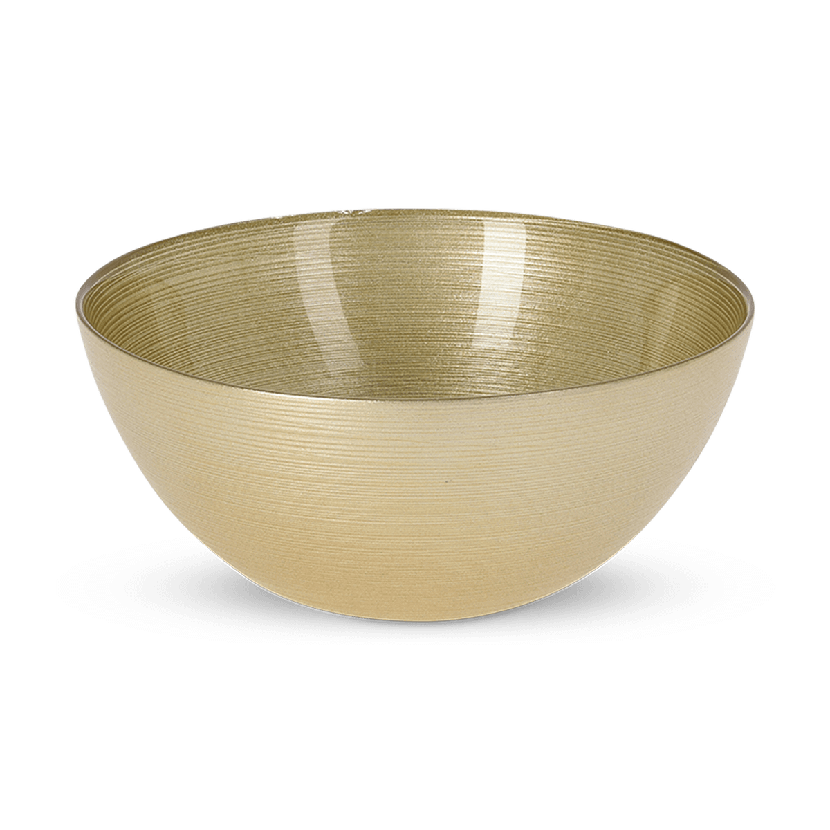 Schaal GODRA Ø21 Glas Goud