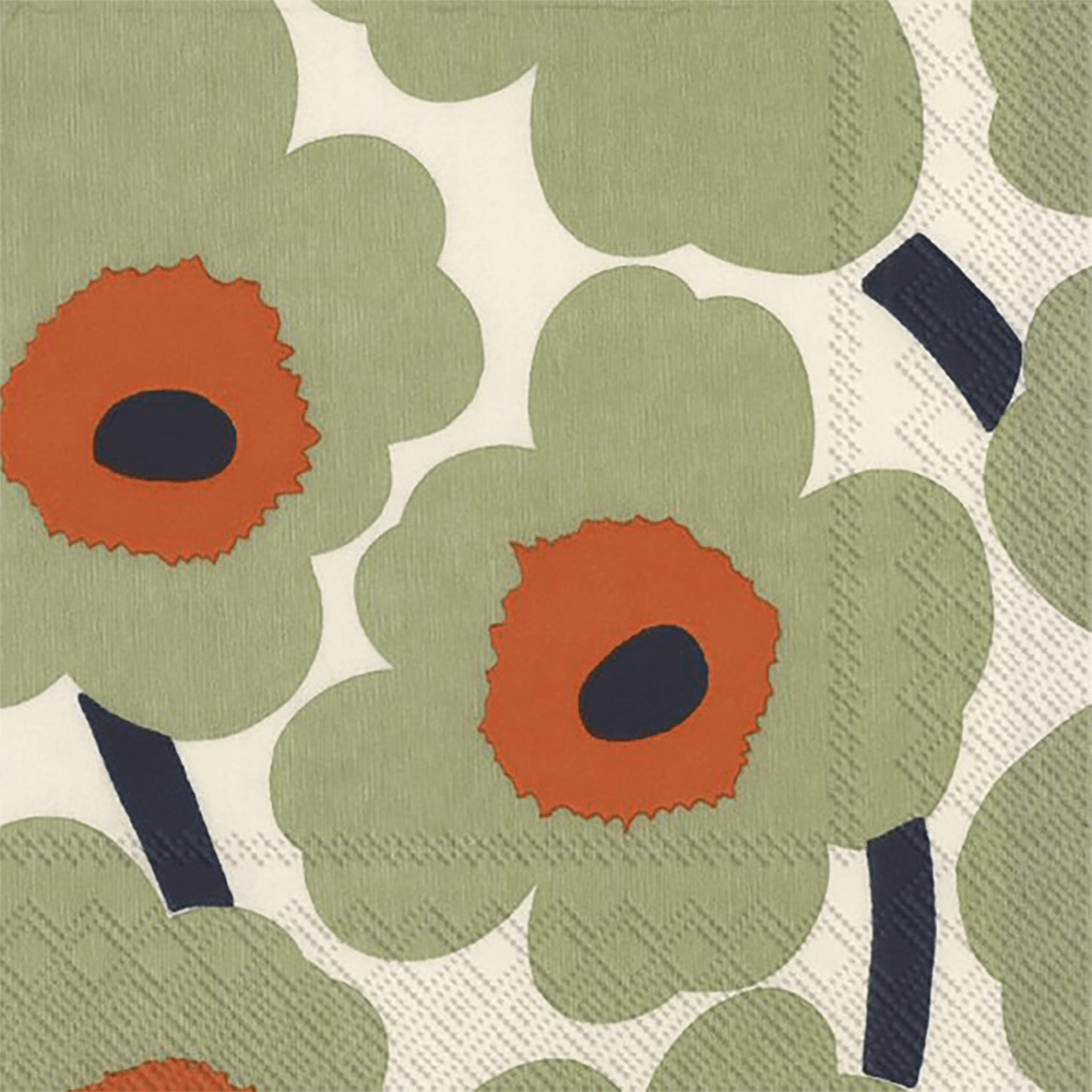 Servet UNIKKO S/20 Groen/Oranje