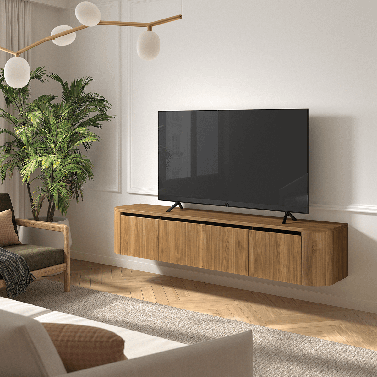 Tv-Meubel DOLORES Staand/Hangend B203
