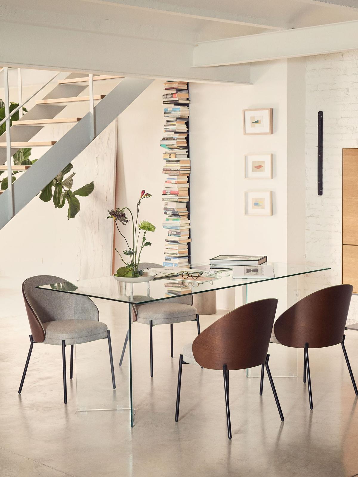 Eettafel Burano Glas 180 x 90 cm