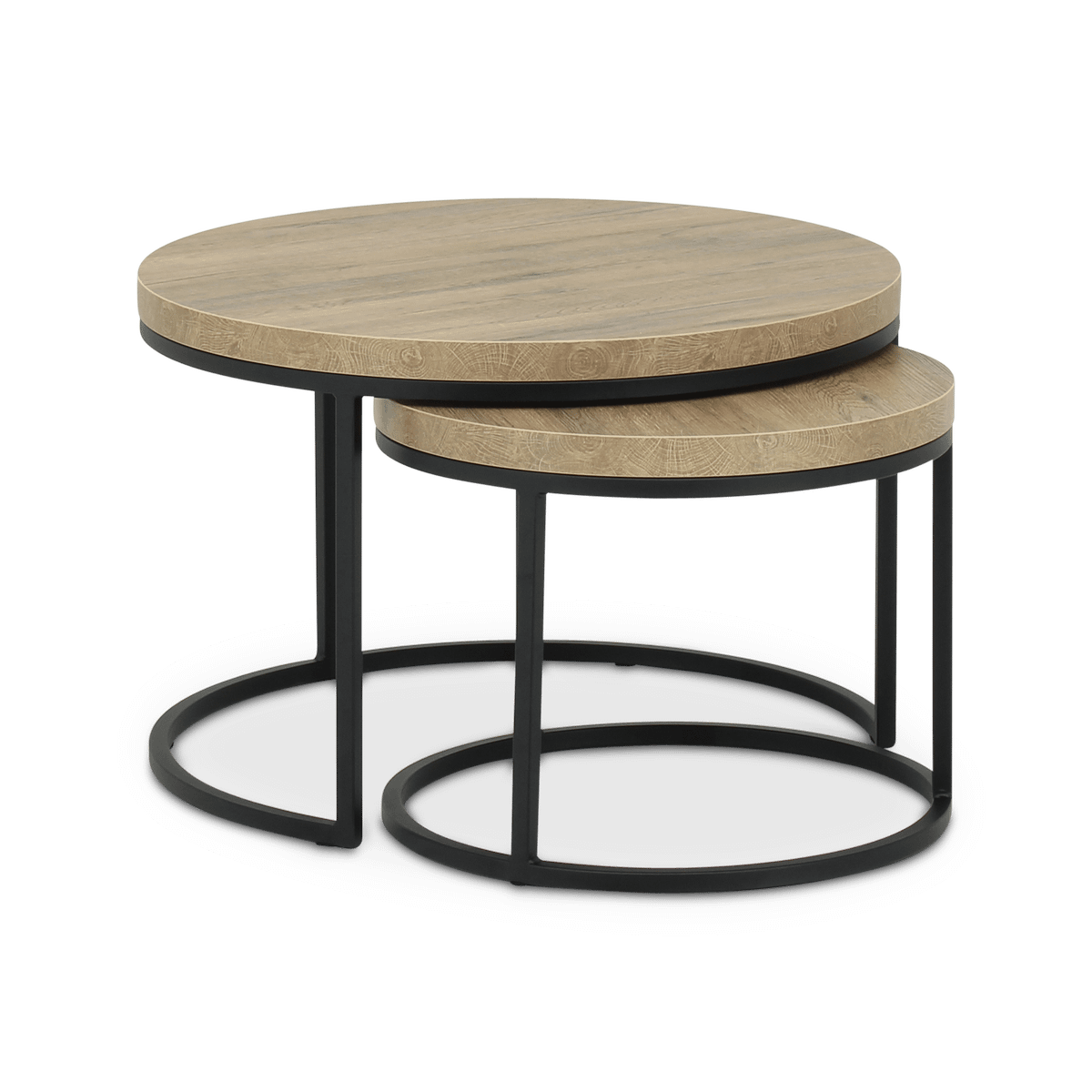 Salontafel Set van 2 SIGNA Scarlet Oak