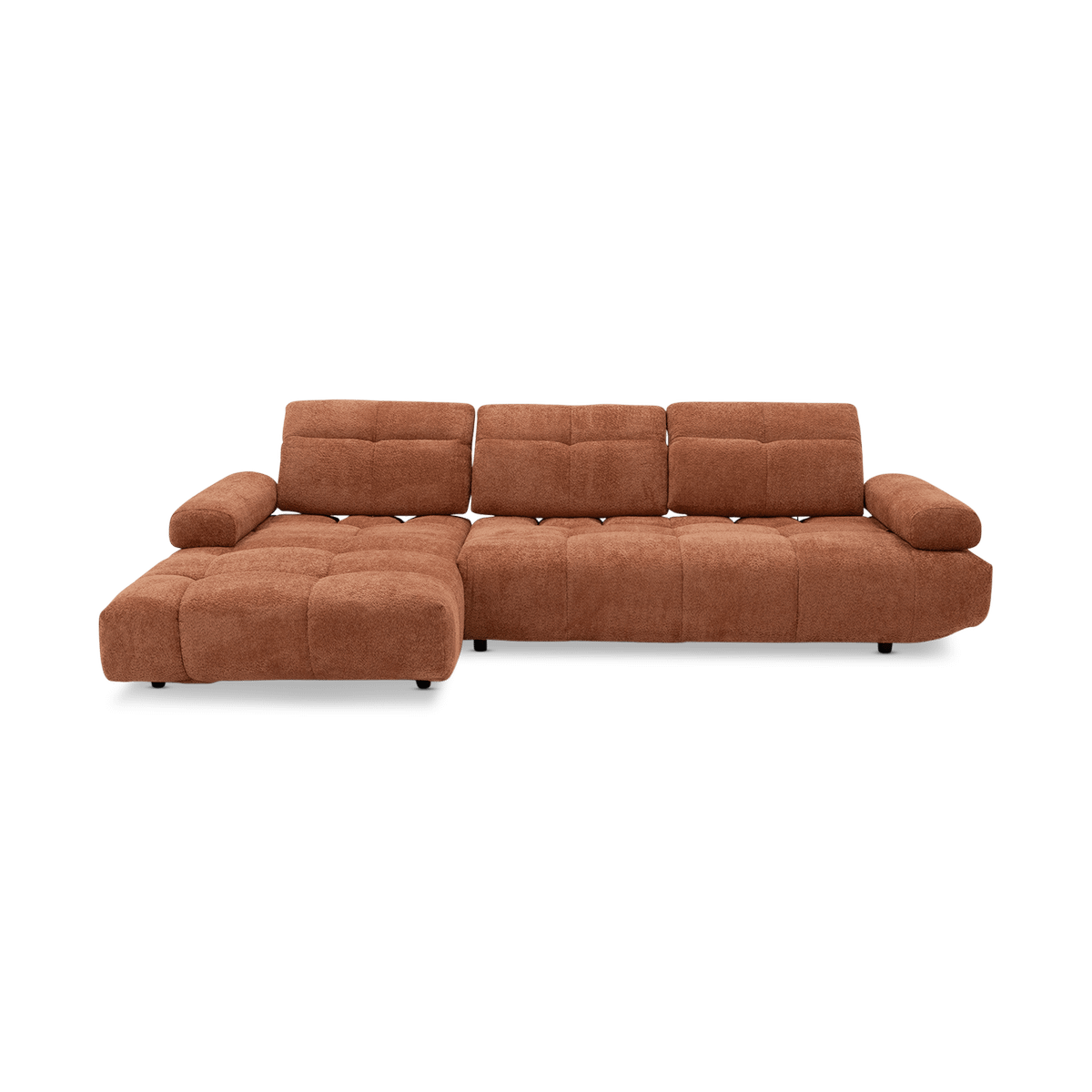 Hoeksalon PIERROT Longchair Links Coral B324