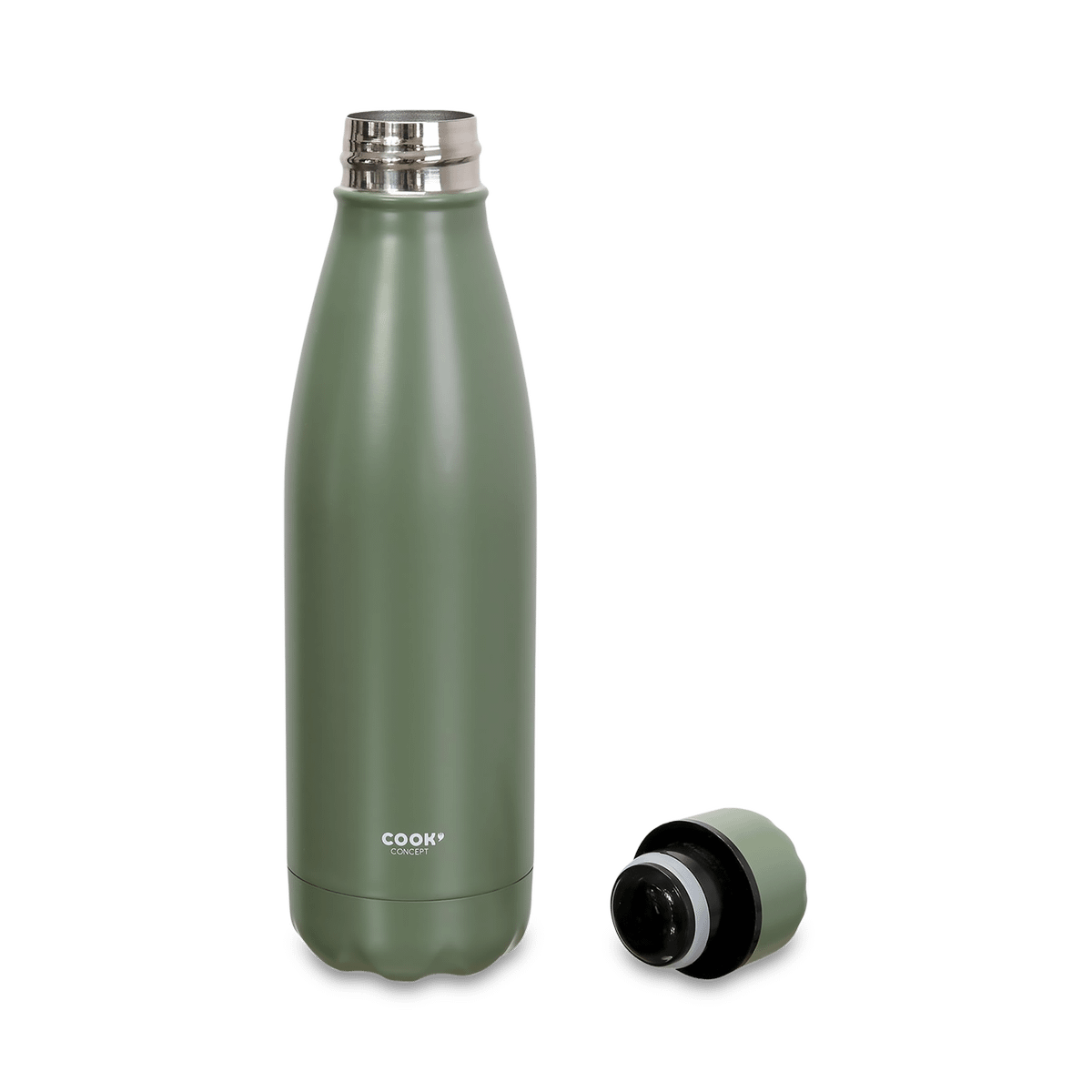 Isoleerfles COOK 50cl Inox Groen