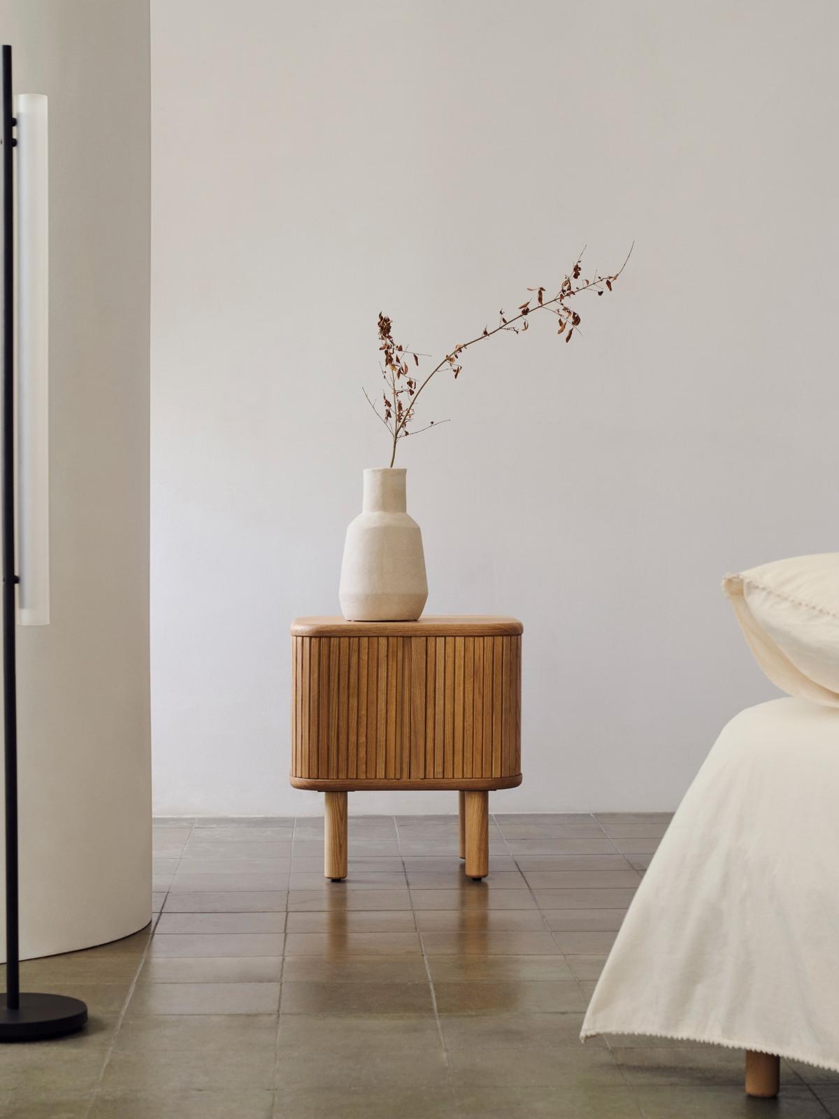 Nachttafel Mailen 50 x 55 cm Naturel