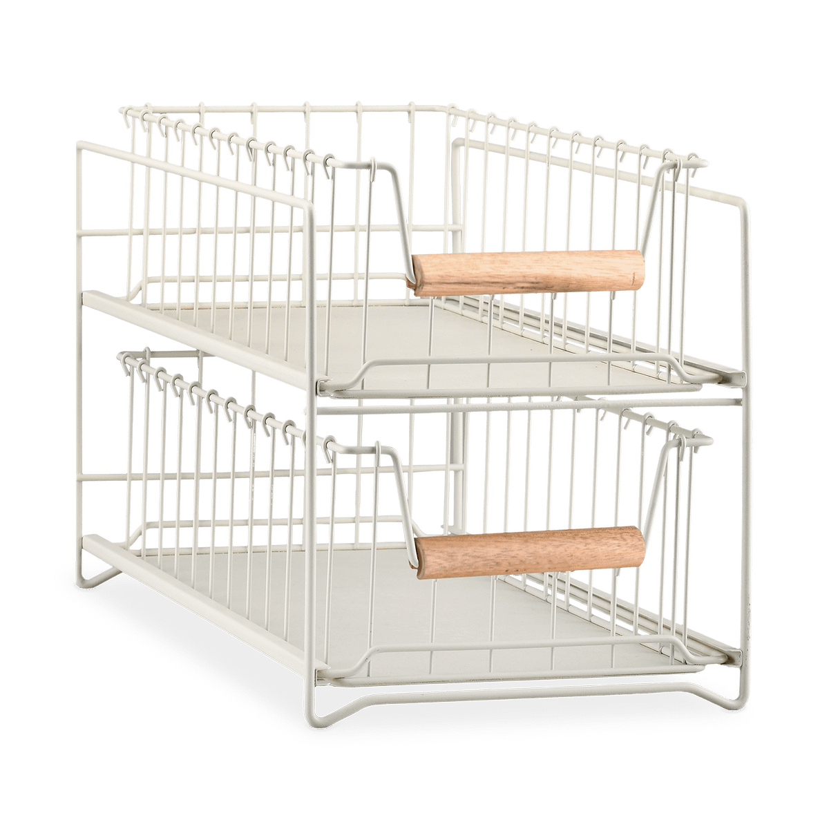 Organiser DOROTA 2 Niveaus Metaal Beige