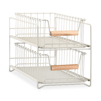Organiser DOROTA 2 Niveaus Metaal Beige Organiser DOROTA 2 Niveaus Metaal Beige