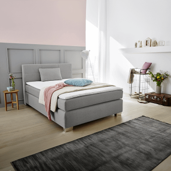 Boxspring UDEN 142/08 Greige 140x200 Boxspring UDEN 142/08 Greige 140x200