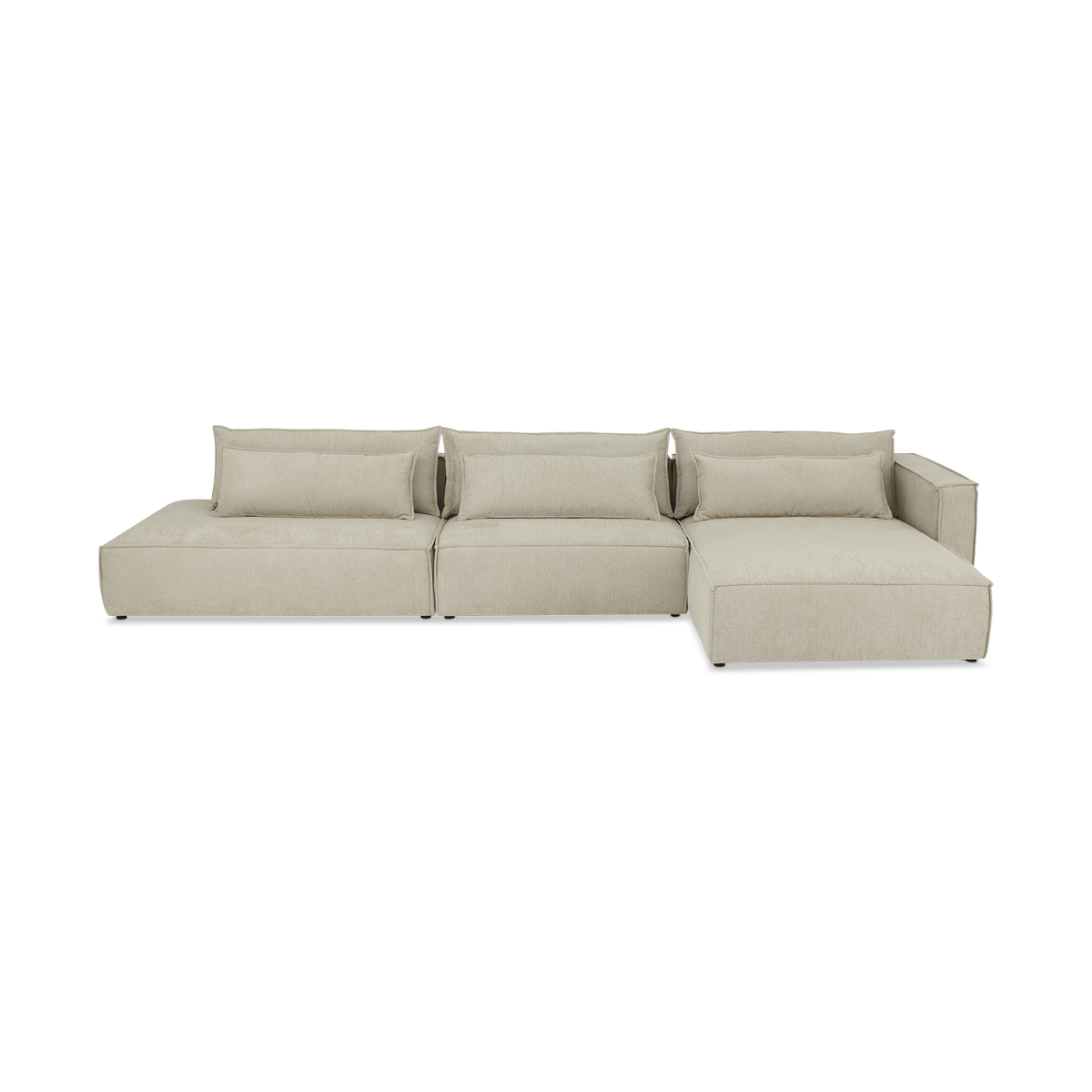 Hoeksalon GAELLE Longchair Rechts Retro Bliss B416