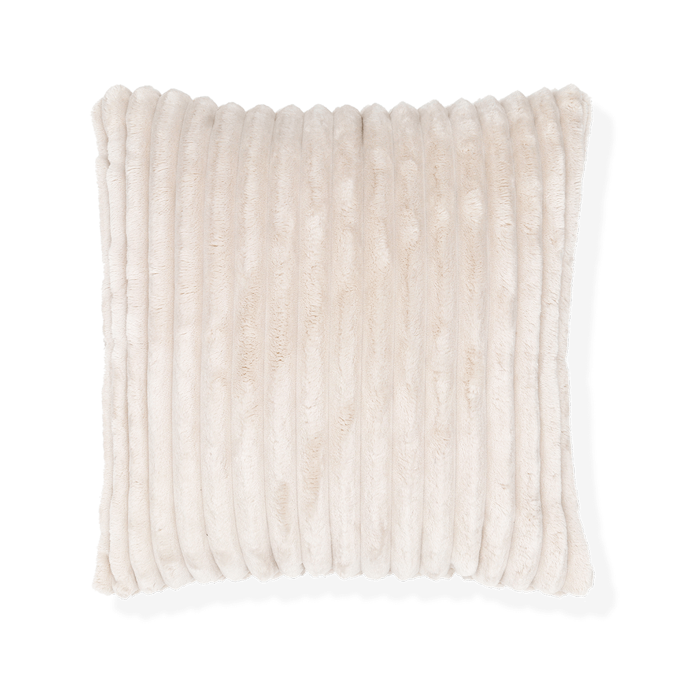 Kussen SOFTY 45 Ribfluweel All white