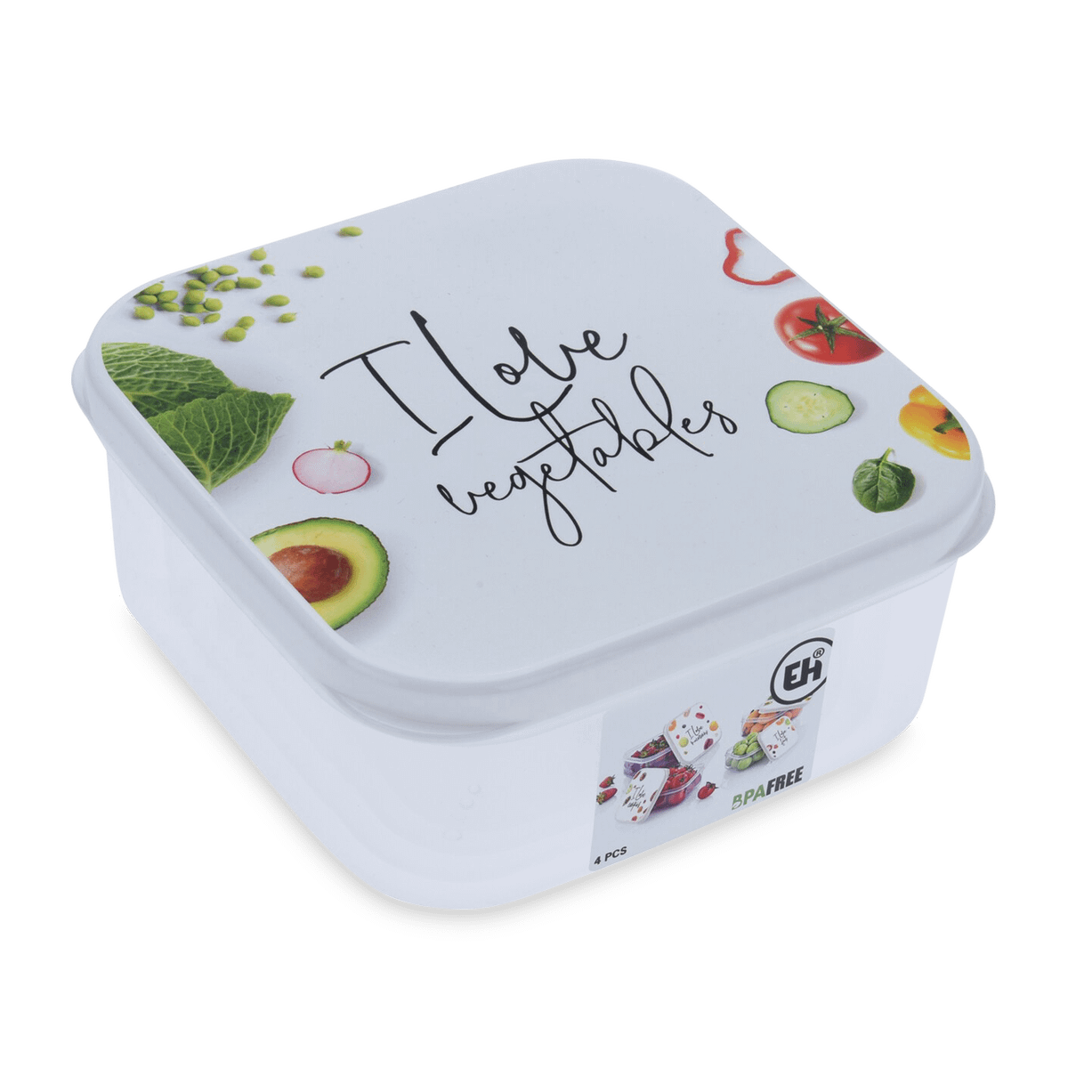 S/4 Voorraaddozen I LOVE ...