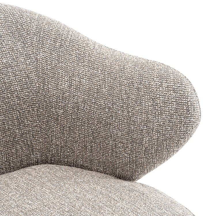 Armstoel MAJA Clay/Natural oak
