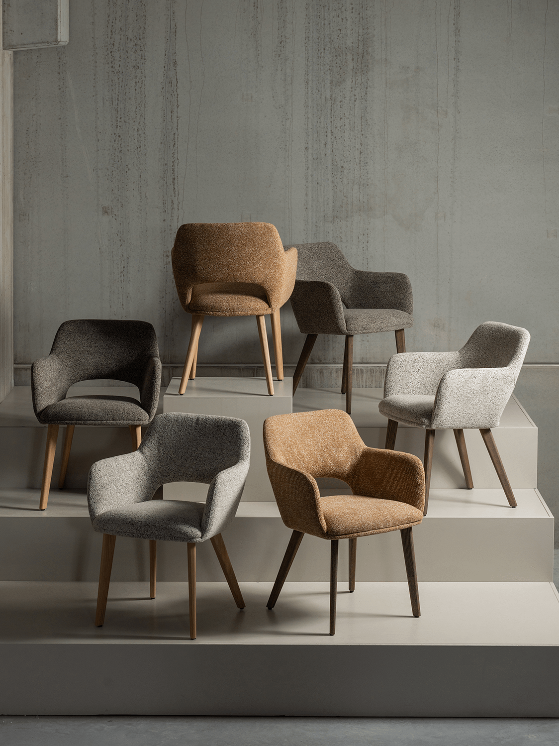 Armstoel Murat Taupe