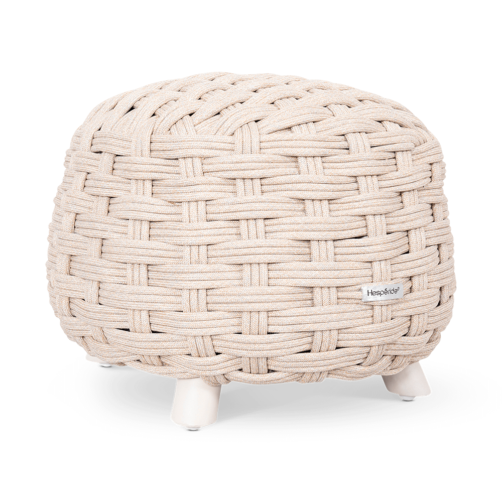 Poef PALIZZI Ø48.5 Beige