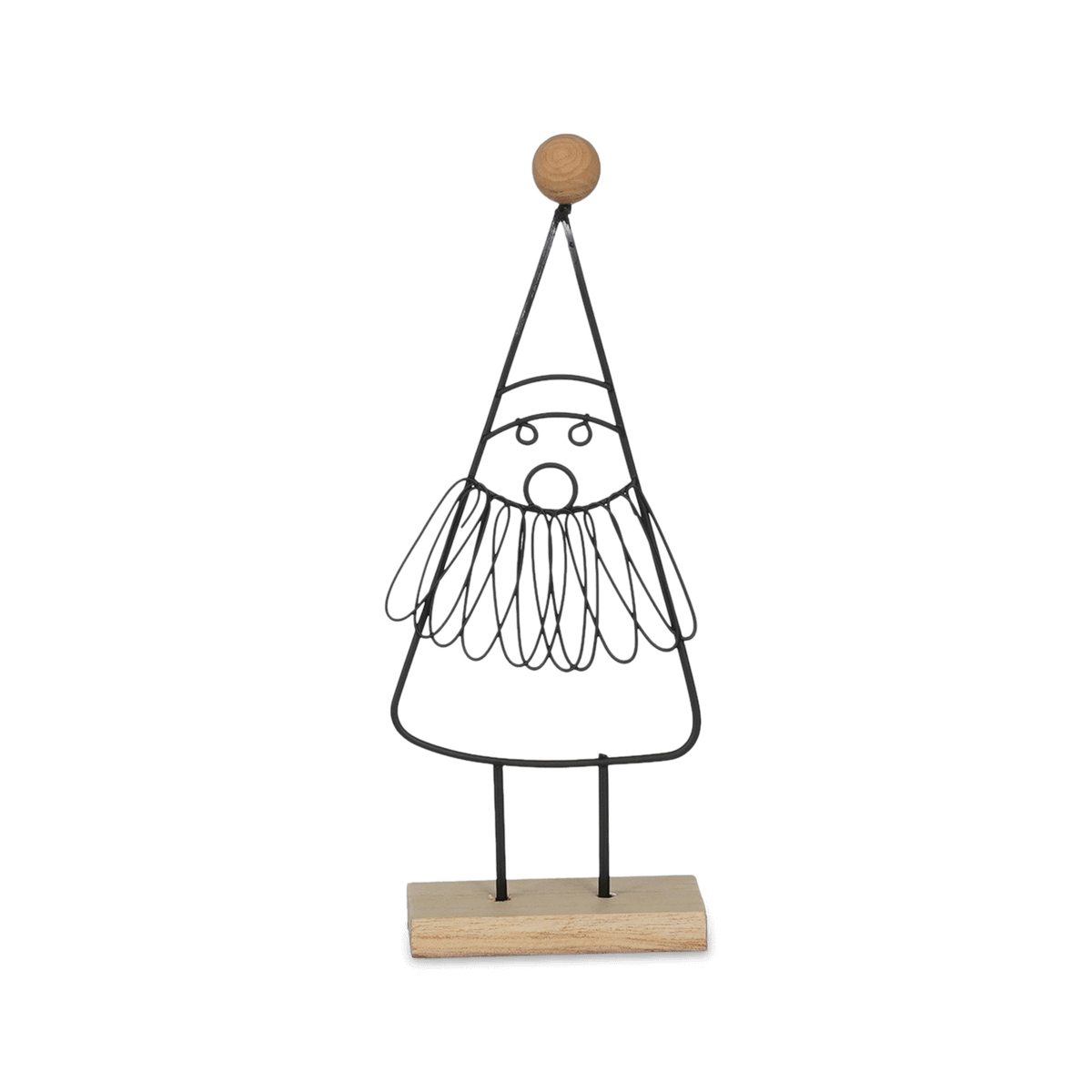 Kerstman NOELA L Met. Zwart