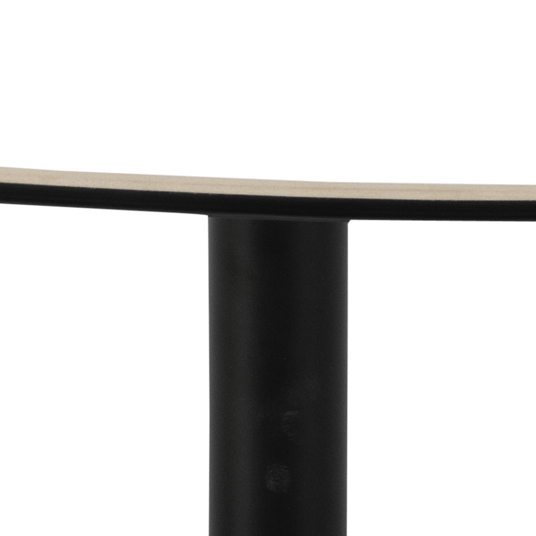 Salontafel MALBORD Keramiek White/Metal Black Salontafel MALBORD Keramiek White/Metal Black