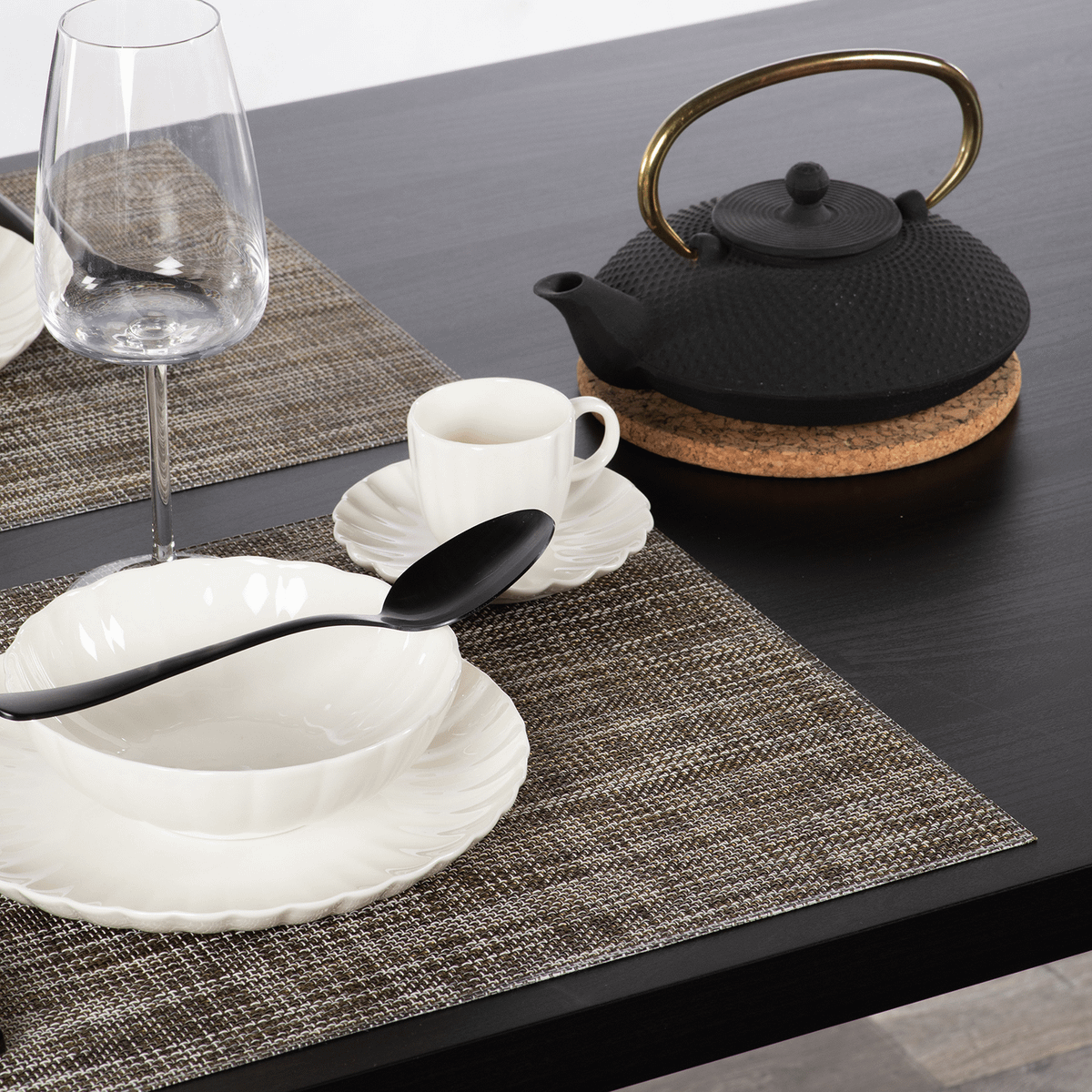 Placemat PUROS Rechthoek Mokka