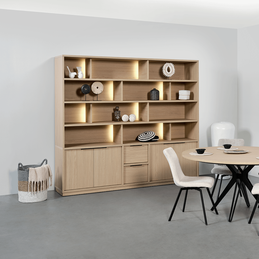 Wandkast TOSCANA Elegant Eik B207 Wandkast TOSCANA Elegant Eik B207