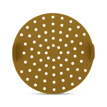 Silicone Bakmat Airfryer AIRY Rond Oker Silicone Bakmat Airfryer AIRY Rond Oker