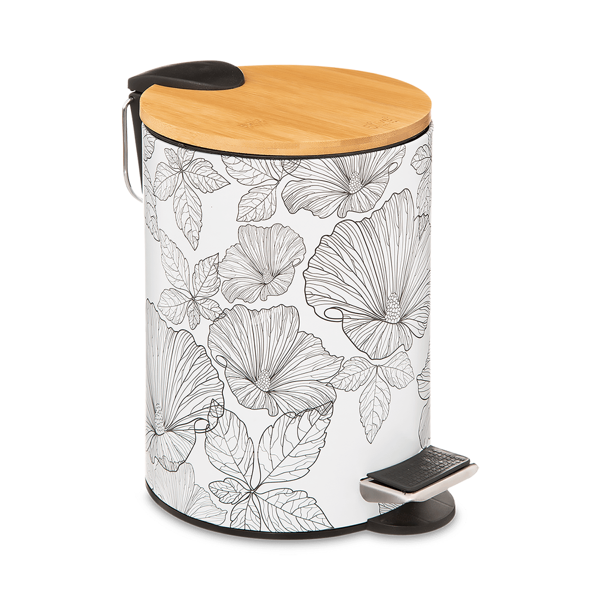 Pedaalemmer BLACKFLORA Rond 3L Wt/Zw