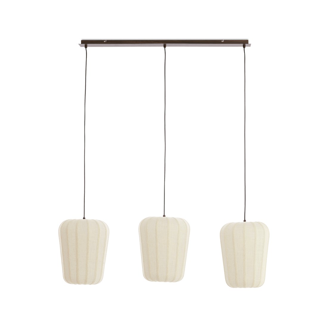 Hanglamp BIBURY 3Del. Bruin/Wit Hanglamp BIBURY 3Del. Bruin/Wit