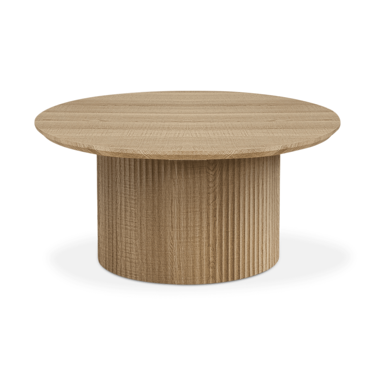 Salontafel PORTO Decor Eik Naturel Ø80