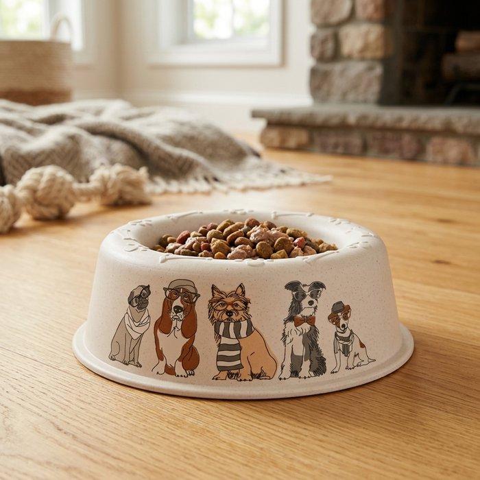Voederbak Honden ARCHI Bamboe