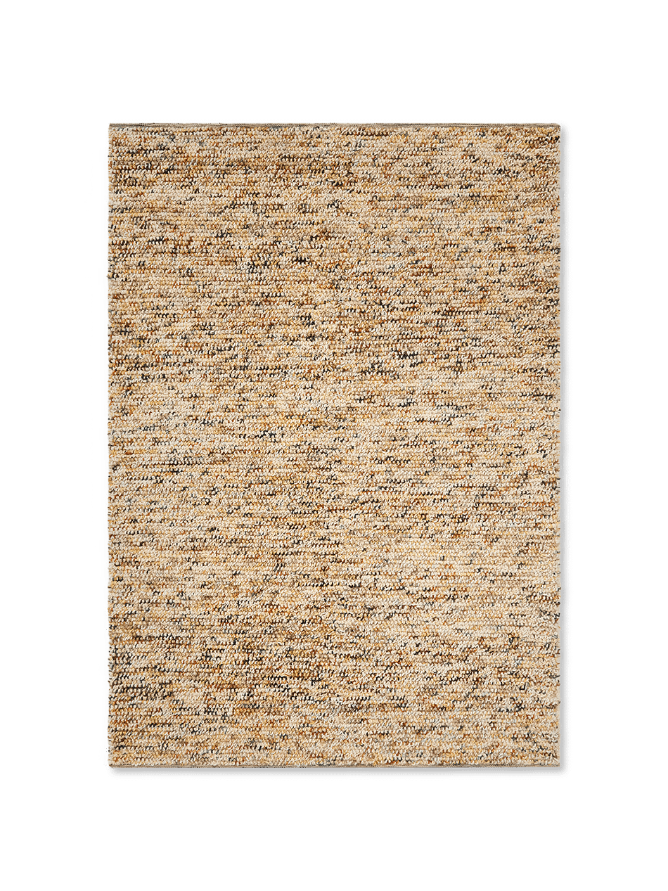 Elanis wollen tapijt van veelkleurig bouclé 200 x 300 cm