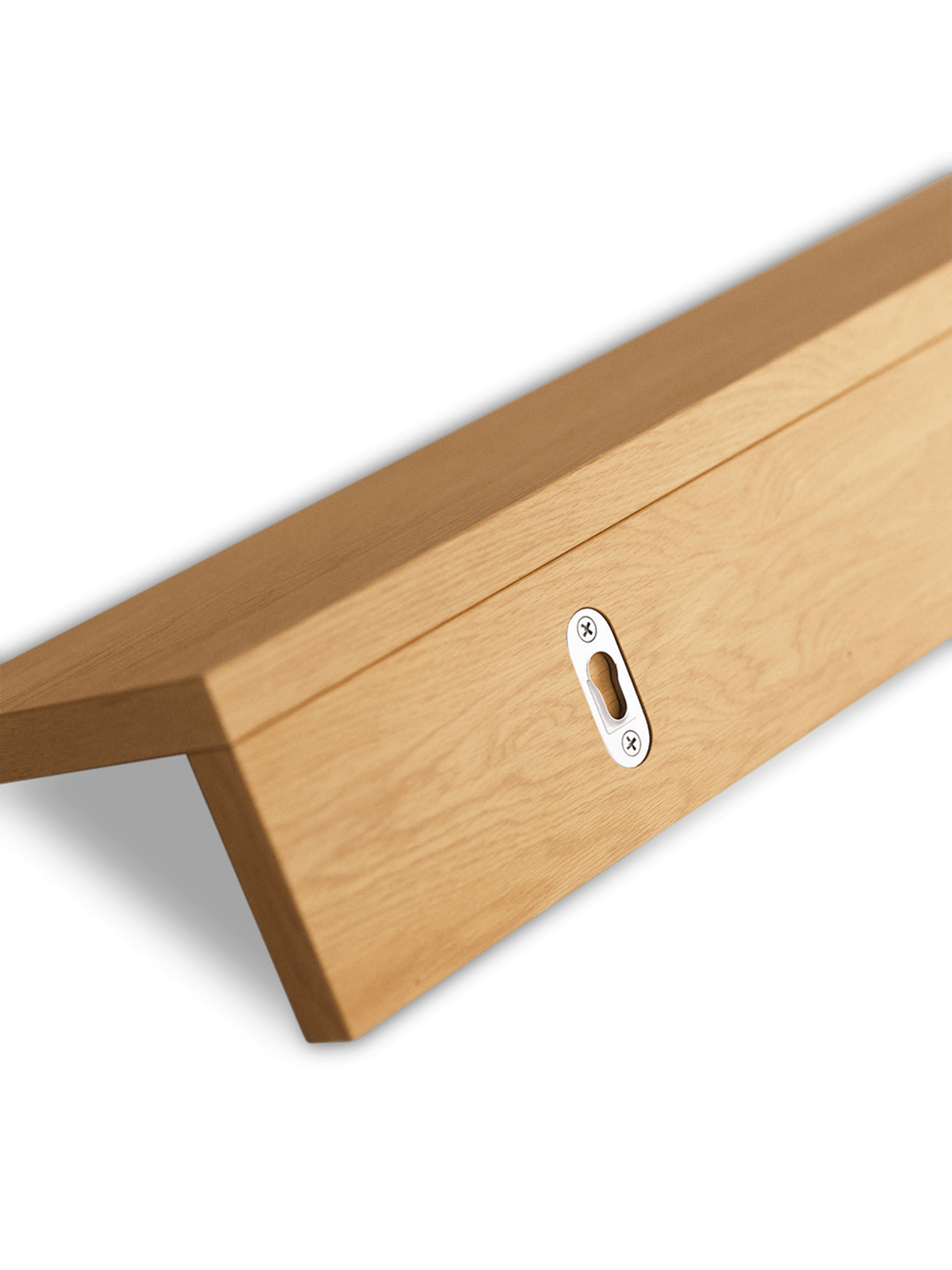Abilen wandplank in eiken fineer 80 x 15 cm FSC 100%