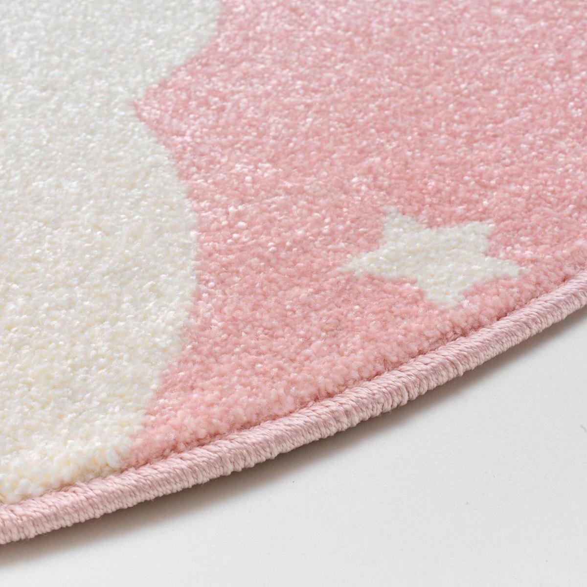 Kindertapijt UNICORN Sterren Roze