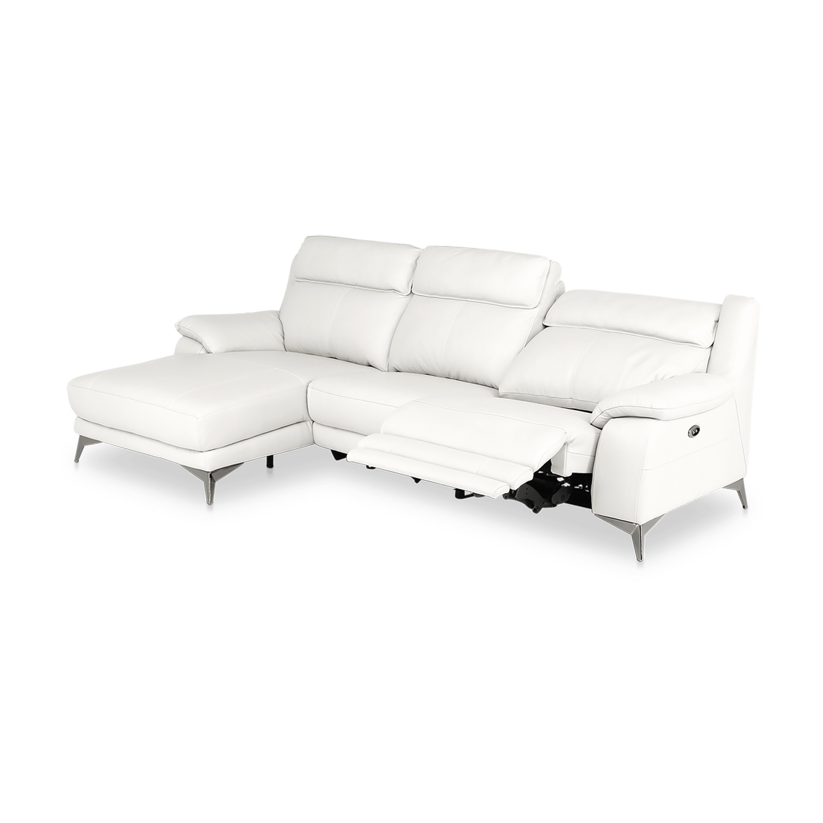 Hoeksalon DORIAN Longchair Links Frost