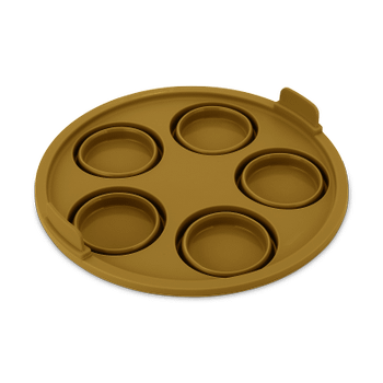 Silicone Muffinvorm Airfryer AIRY Oker Silicone Muffinvorm Airfryer AIRY Oker