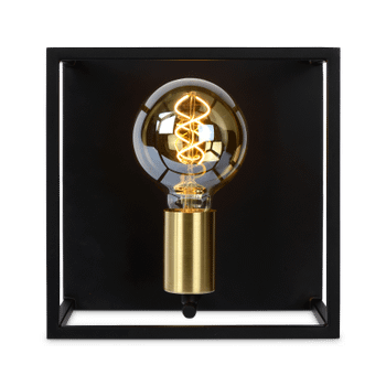 Wandlamp RUBEN 1Del. Zwart/Goud Wandlamp RUBEN 1Del. Zwart/Goud