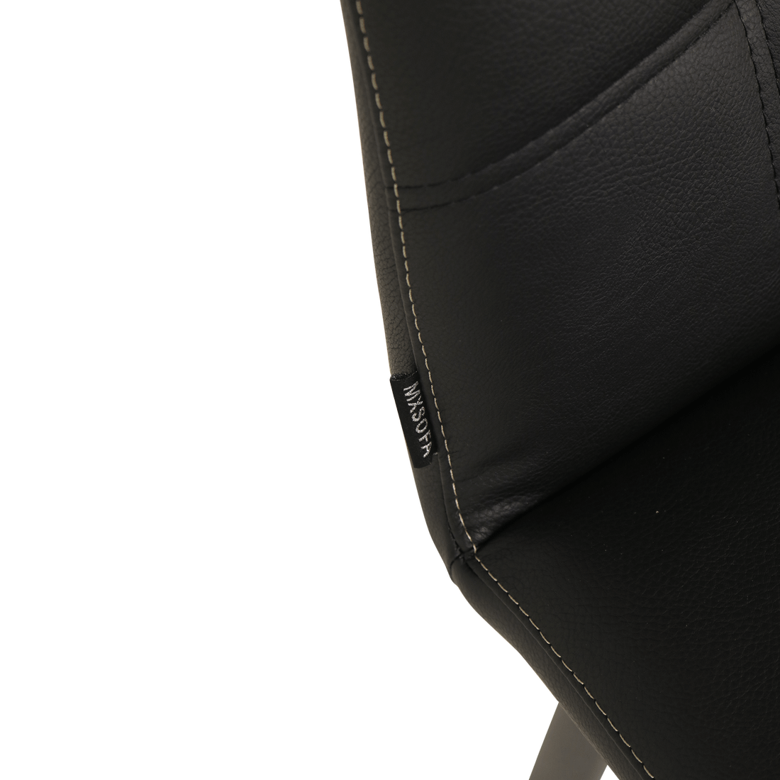 Barstoel LORIS ECO PU Nero Barstoel LORIS ECO PU Nero