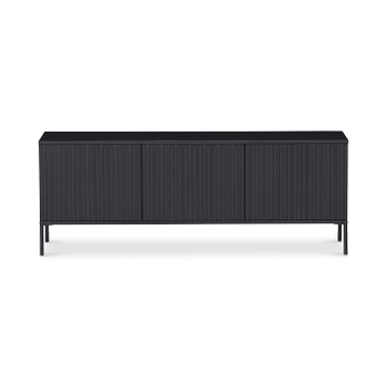 Woood TV-meubel GRAVURE Zwart B150 Woood TV-meubel GRAVURE Zwart B150