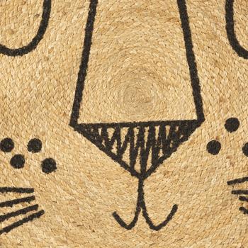 Kindertapijt LIONNE Leeuw Jute Nat. Kindertapijt LIONNE Leeuw Jute Nat.