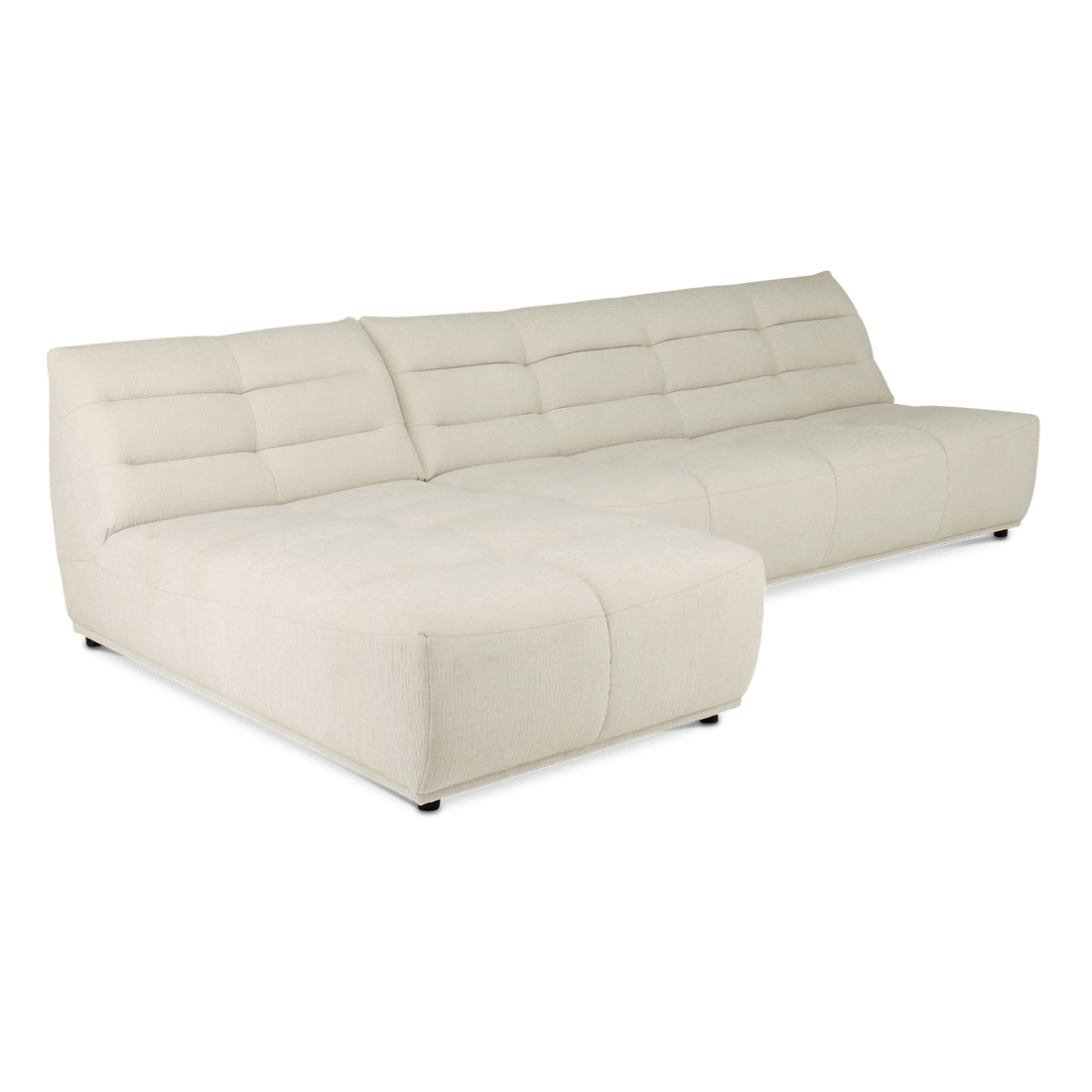 Hoeksalon KODO Modulaire Longchair Links Beige Hoeksalon KODO Modulaire Longchair Links Beige