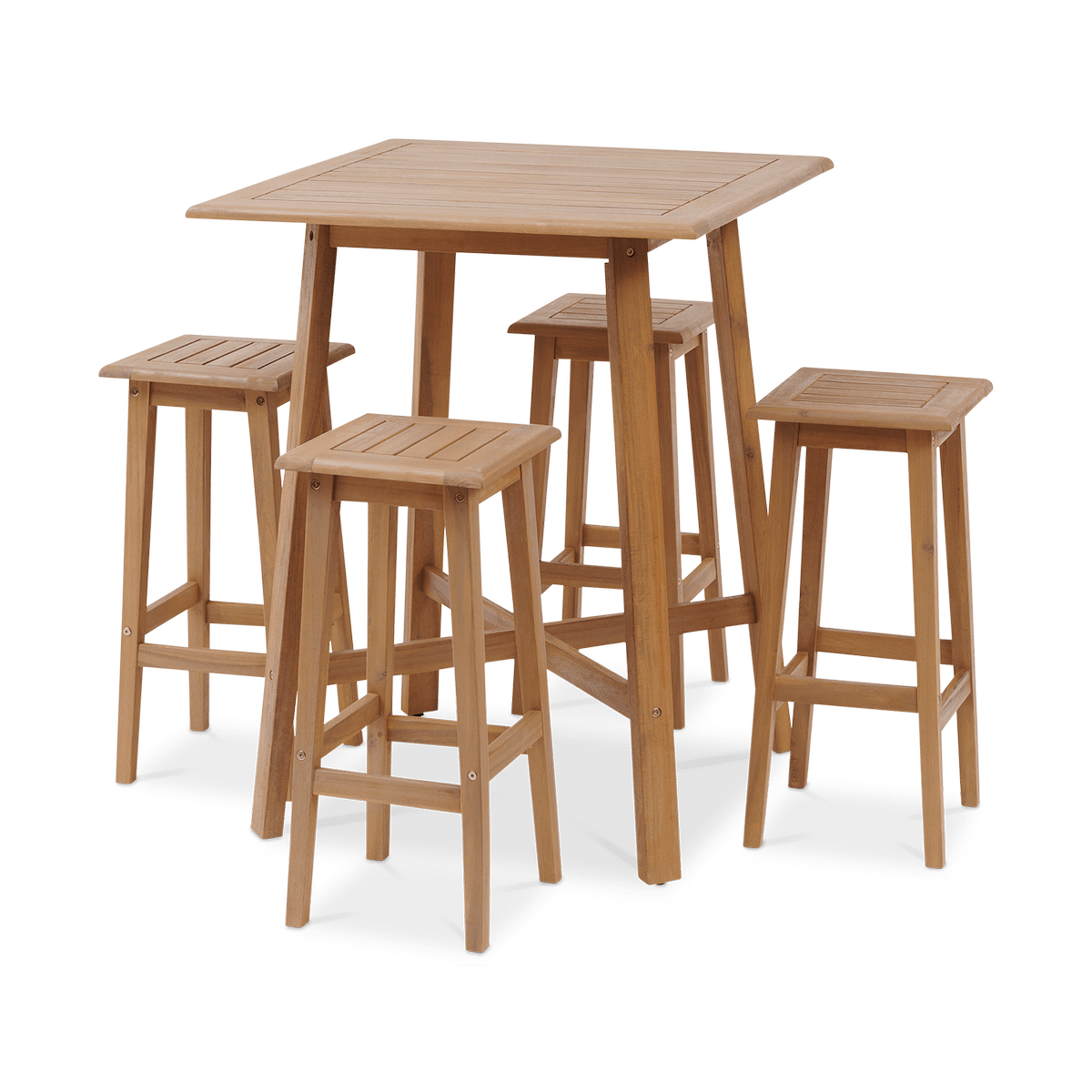 Bartafel PRIMITIVO 80x80 Acacia 